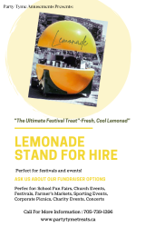 Fresh, Cool Lemonade Stand