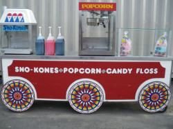 9cart 1745331129 9' Carnival Cart (includes 3 machines)