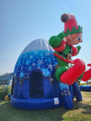 3d5558eee6bb08d70f5379c97996014d203 1753971773 1 Huge Life Size Elf Igloo Bounce House