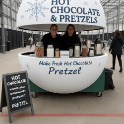 3BCD4EB9 33E9 40BC A21A 5AF7699DC25E 1758650645 1 Snowflake Cocoa & Pretzel Bar