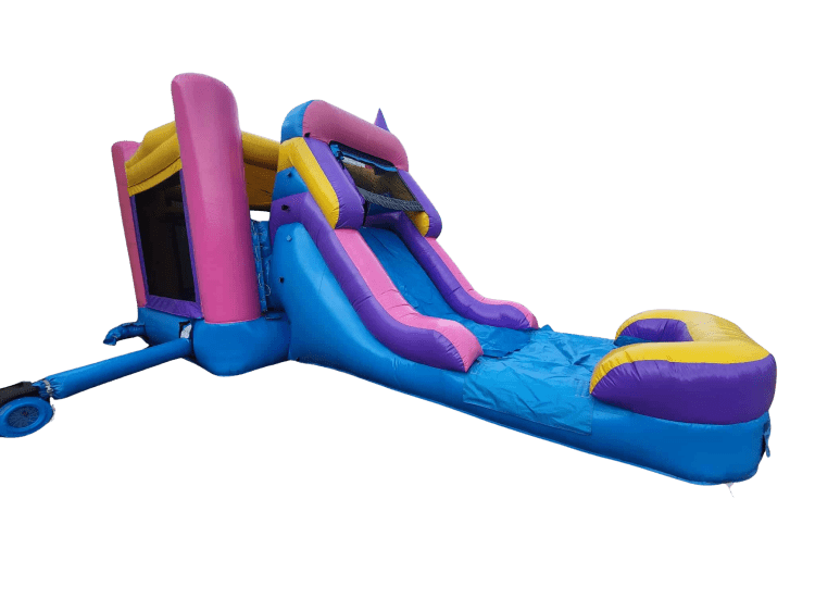 Pink and Purple Water Slide Combo Pink and Purple Water Slide Combo