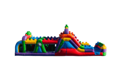 38' Mega Block Obstacle Course mega204 1744733004 38' Mega Block Obstacle Course